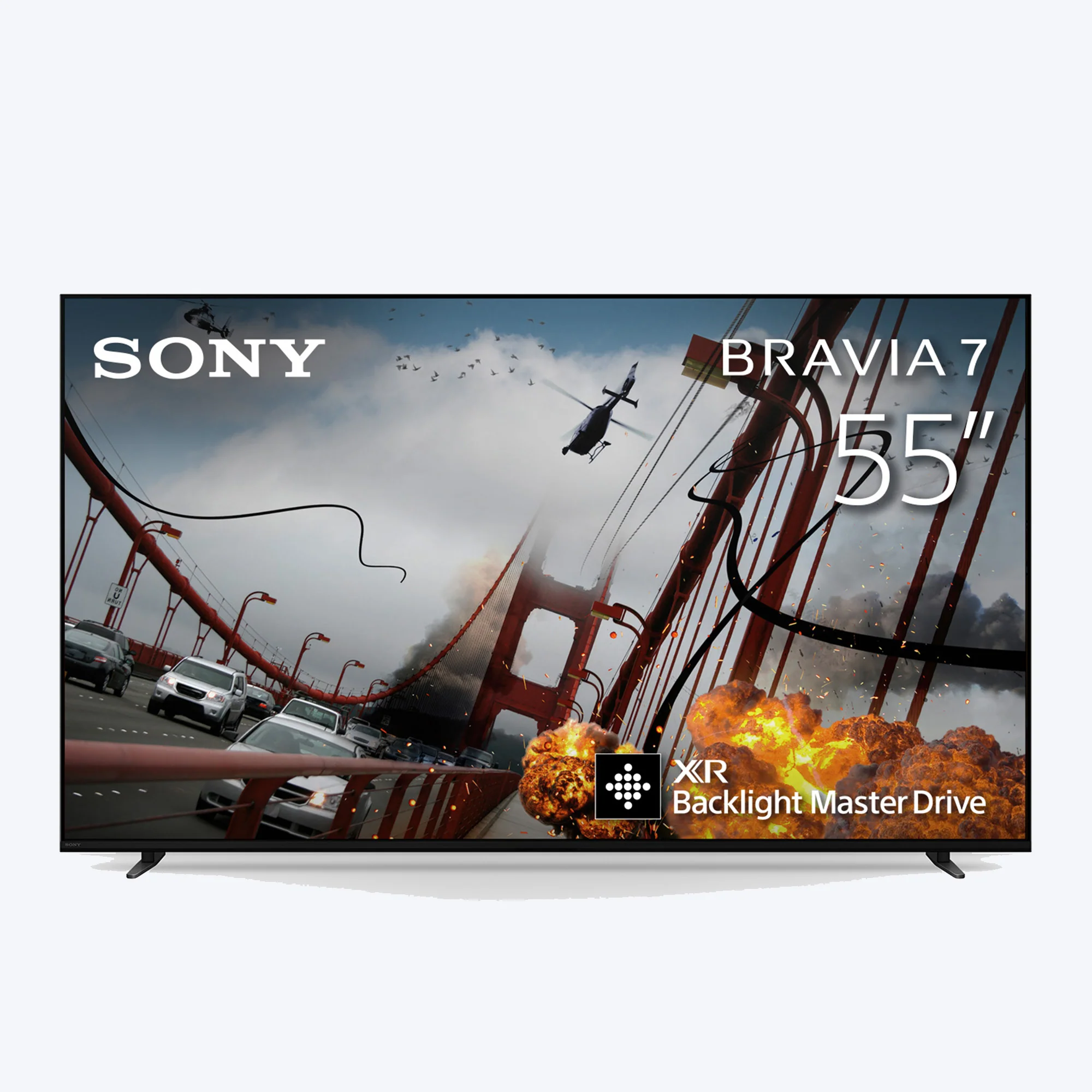 Sony | BRAVIA 7 | 55 Inch | MINI LED XR QLED | XR BACKLIGHT MASTER DRIVE TV | Perfectly balanced for movies, PS5 gaming & sports|4K HDR Smart TV (Google TV) | 2024 Model