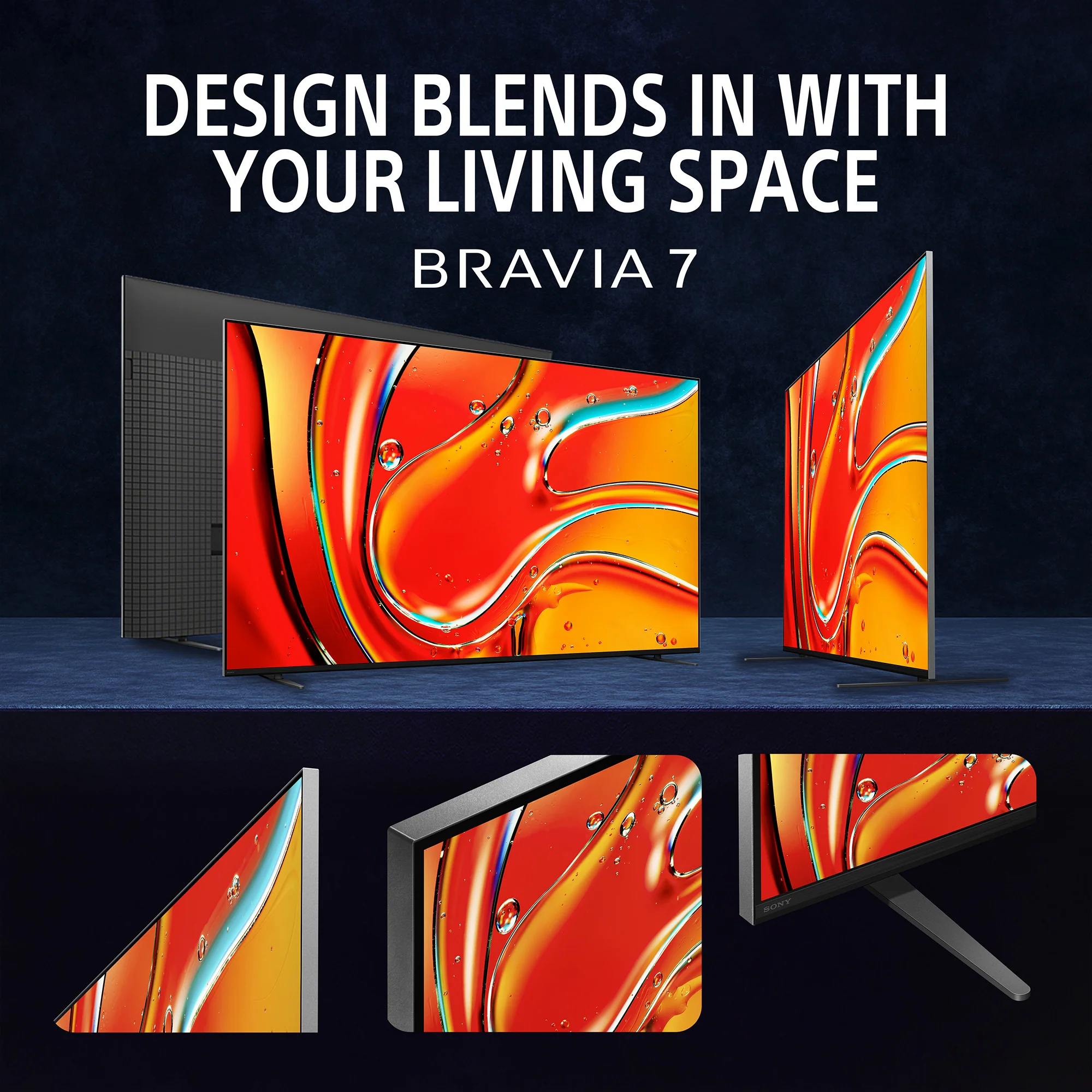Sony | BRAVIA 7 | 55 Inch | MINI LED XR QLED | XR BACKLIGHT MASTER DRIVE TV | Perfectly balanced for movies, PS5 gaming & sports|4K HDR Smart TV (Google TV) | 2024 Model - Image 3