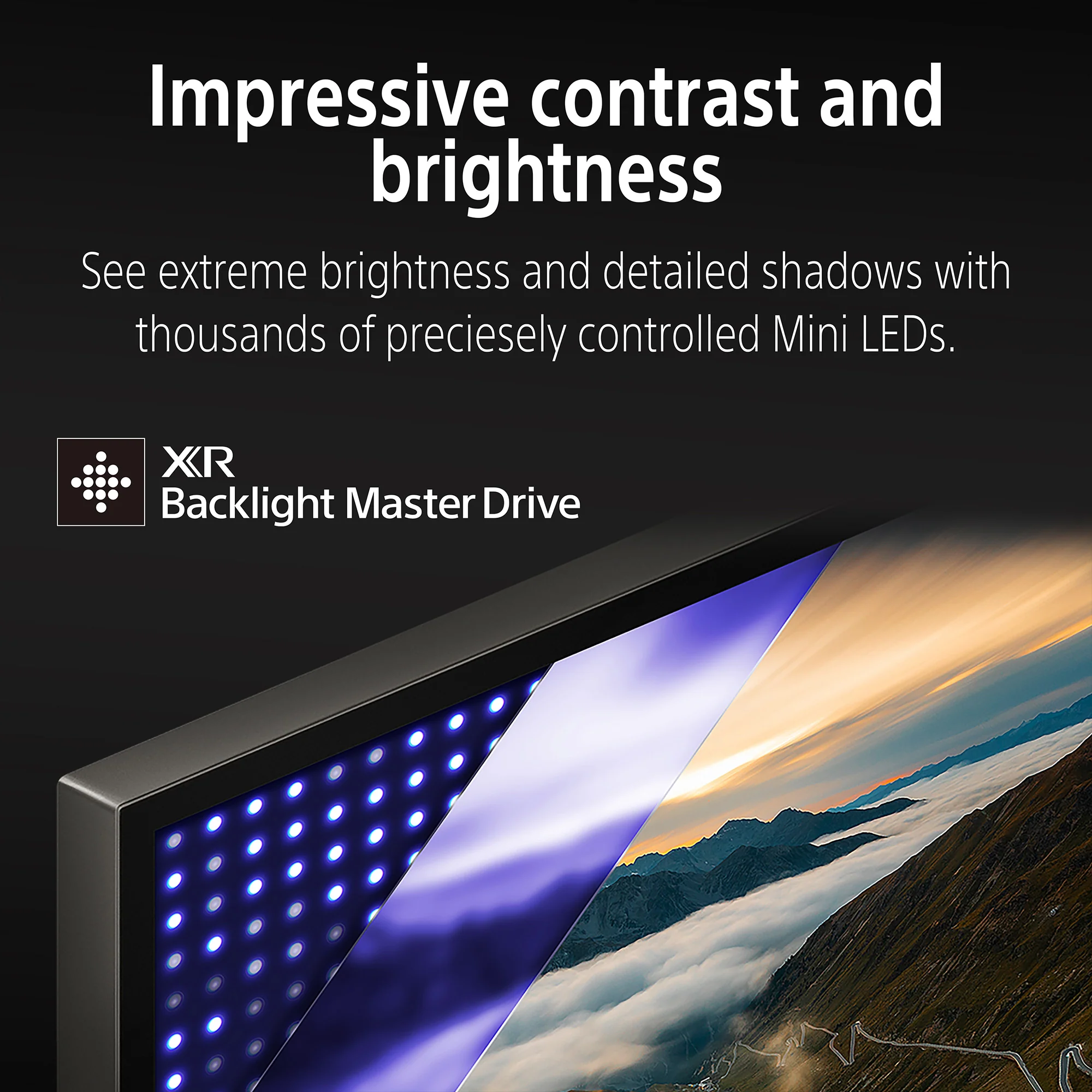 Sony | BRAVIA 7 | 65 Inch | MINI LED XR QLED | XR BACKLIGHT MASTER DRIVE TV | Perfectly balanced for movies, PS5 gaming & sports|4K HDR Smart TV (Google TV) | 2024 Model - Image 5