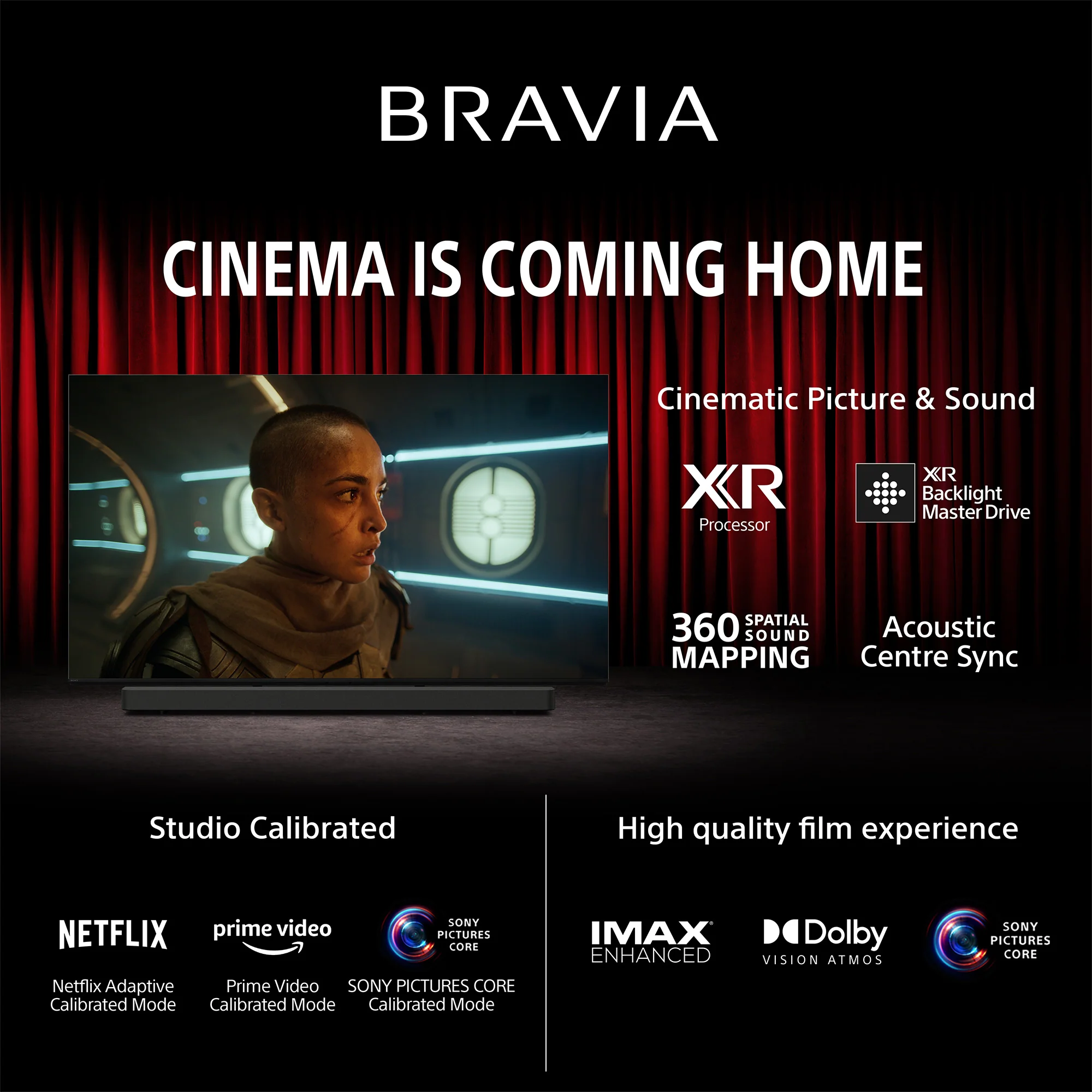 Sony | BRAVIA 9 | 85 Inch | MINI LED XR QLED TV with XR BACKLIGHT MASTER DRIVE TV with High Peak Luminance | Our brightest TV ever for ultimate cinema, sports & PS5 gaming | 4K HDR Smart TV (Google TV) | 2024 Model - Image 5
