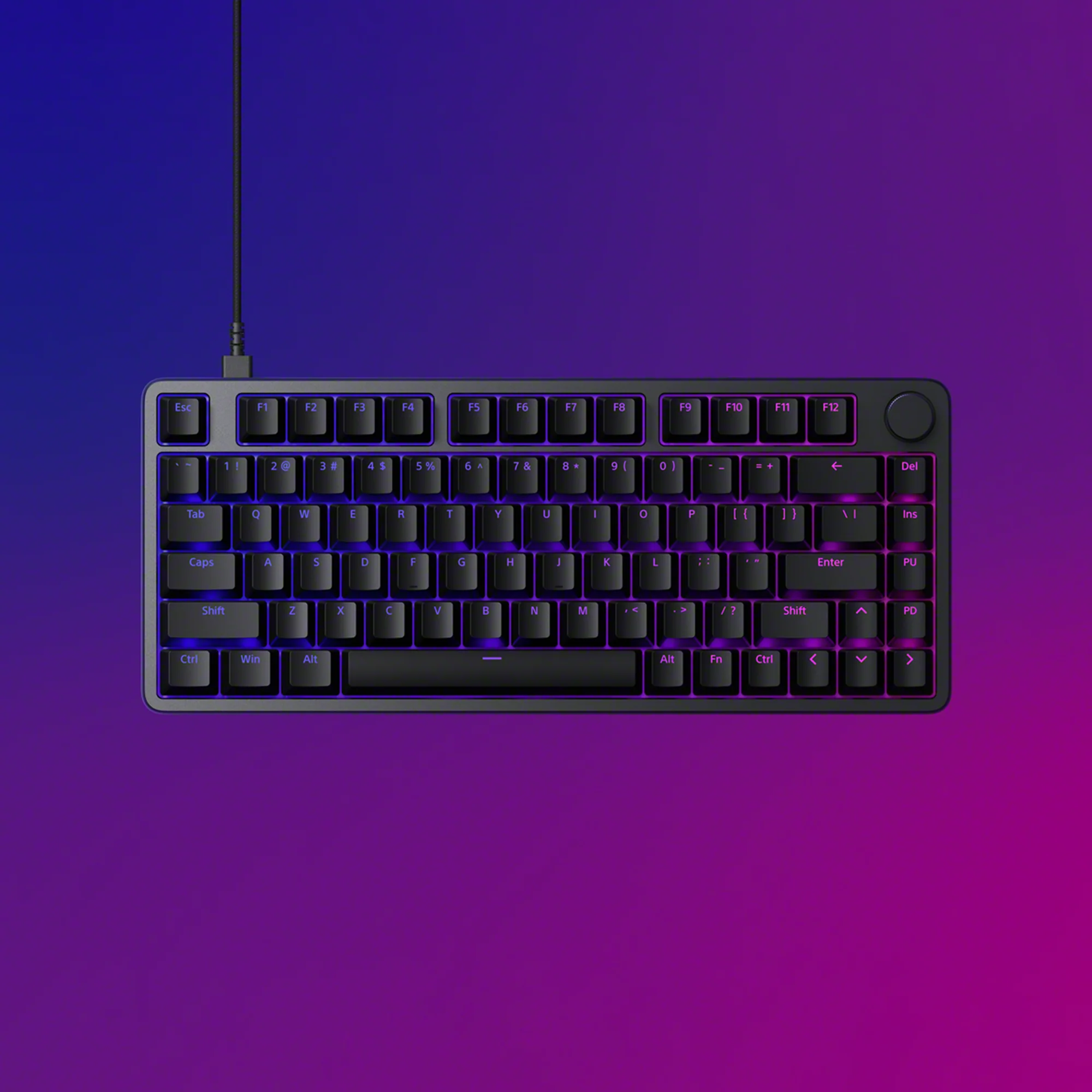 Sony INZONE KBD-H75 Aluminium Chassis | Rapid Trigger | 8K RGB 75% Gaming Keyboard | Black - Image 6