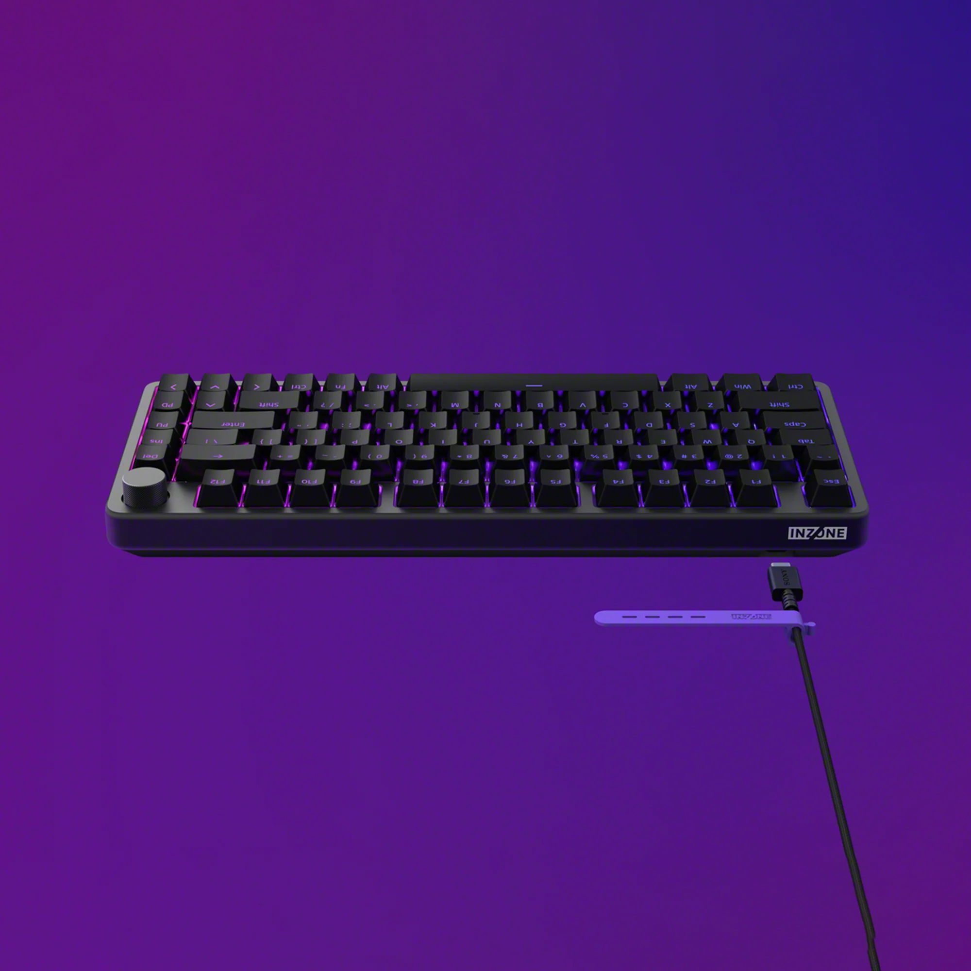 Sony INZONE KBD-H75 Aluminium Chassis | Rapid Trigger | 8K RGB 75% Gaming Keyboard | Black - Image 7