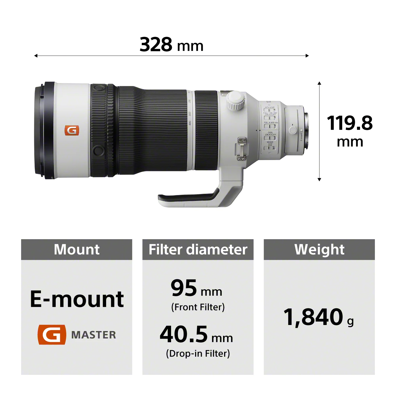 Sony SEL100400MC | FE 100-400mm F4.5 GM OSS | Exceptional resolution and fast AF in a constant F4.5 super-telephoto zoom Lens - Image 3