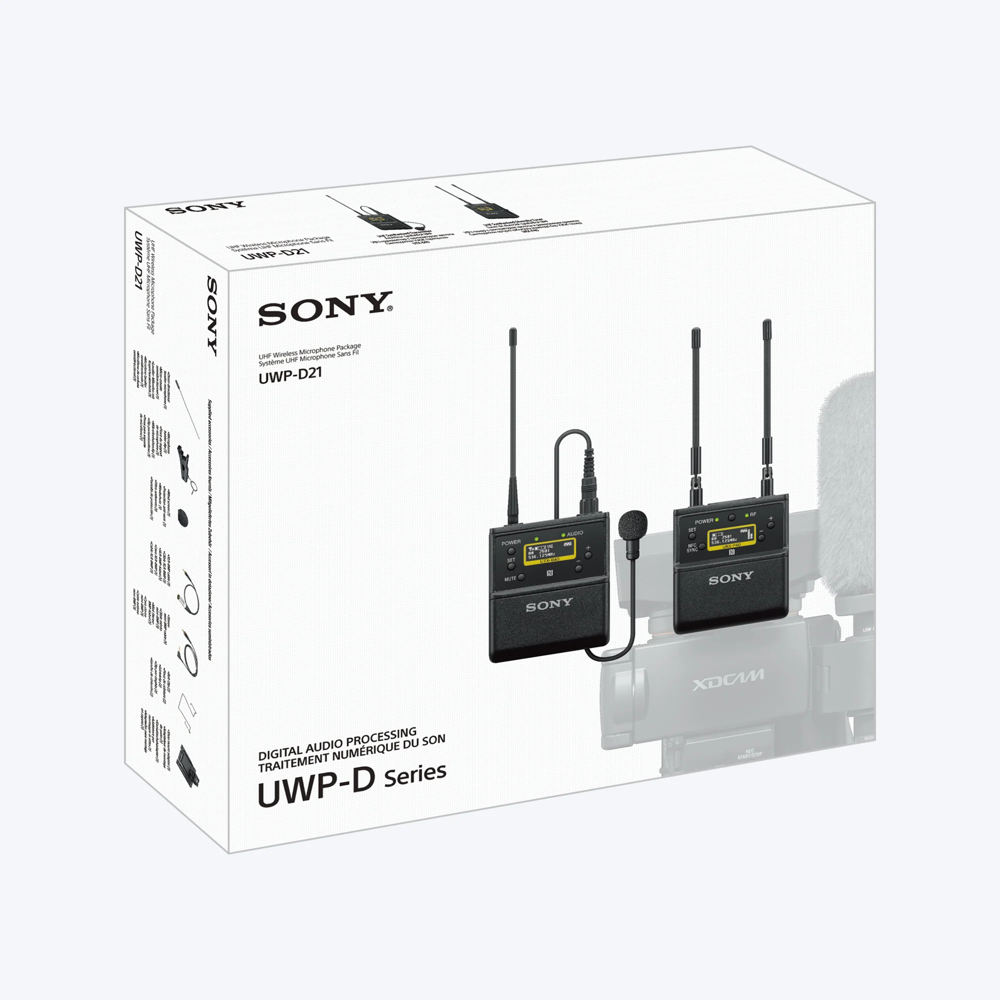 Sony UWP-D21 Camera-Mount Wireless Omni Lavalier Microphone System - Image 2