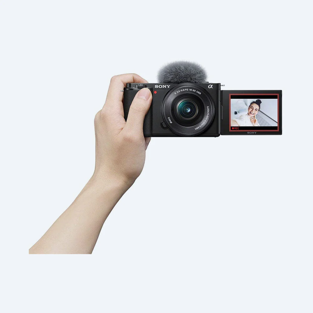 Sony ZV-E10 Interchangeable-lens vlog camera and get Grip GP-VPT3, Microphone ECM-G1 & 64 GB SD Card - Image 3